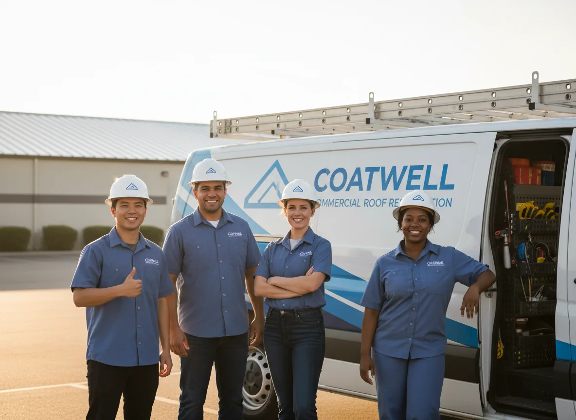 Commercial roof coating company in Bedias, TX